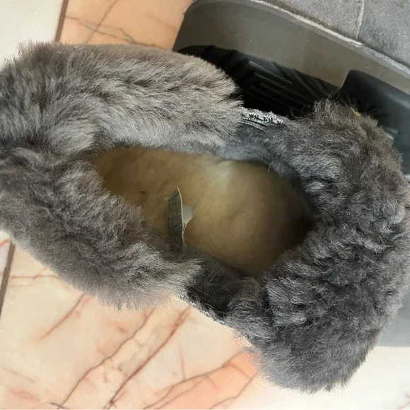 UGG Charcoal Suede Winter Boots - Picture 5 of 7